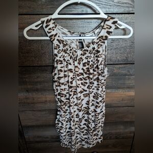 Leopard Print Shirt Small